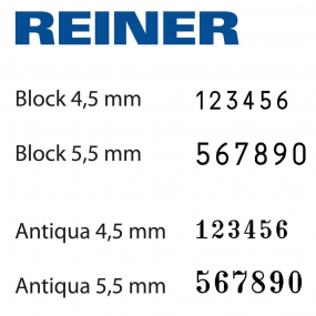 Paginierstempel C 6stlg. 4,5mm Antiqua